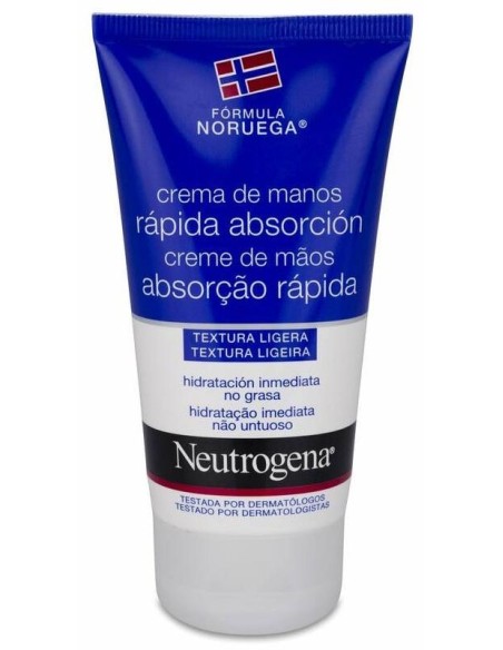 Neutrogena Crema De Manos Rápida Absorción, 75 Ml