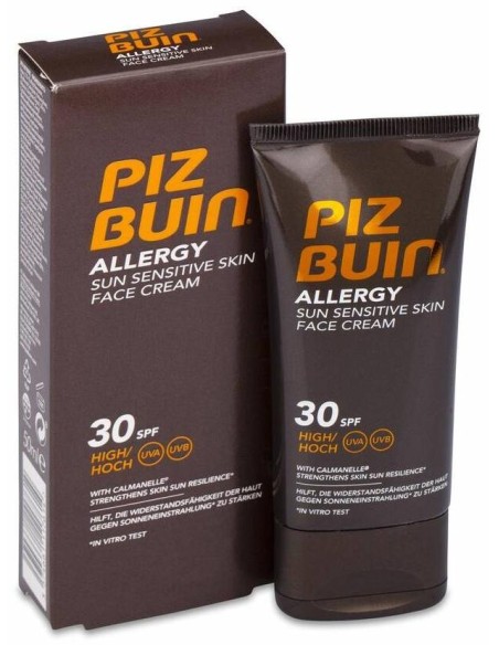 Piz Buin Allergy Fps 30 Protección Alta Crema Facial, 50 Ml