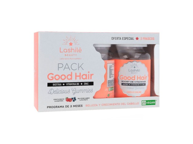 Lashilé Beauty Good Hair 3x60 Gominolas ¡Triplo!