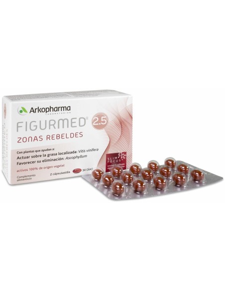 Arkopharma Figurmed Zonas Rebeldes 2.5, 60 Cápsulas