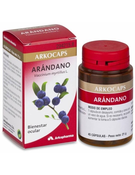 Arkopharma Arkocápsulas Arándano, 50 Cápsulas