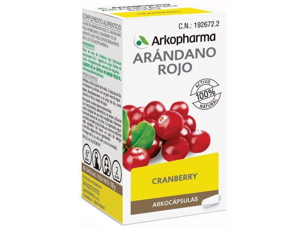 Arkopharma Arkocápsulas Cranberry, 45 Cápsulas