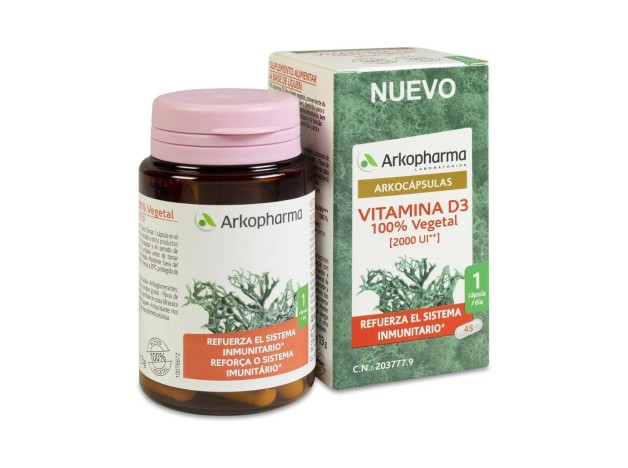Arkopharma Arkocápsulas Vitamina D3 100 %...