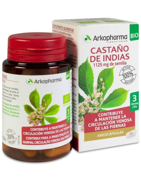 Arkocápsulas Castaño De Indias Bio, 45 Cápsulas
