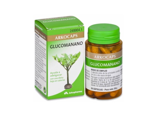 Arkopharma Arkocápsulas Glucomanano, 50 Cápsulas