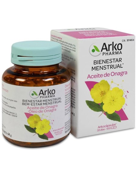 Arkopharma Arkocápsulas Aceite De Onagra, 100 Perlas