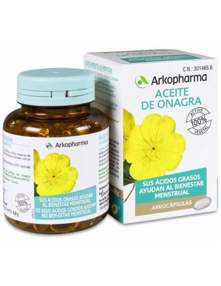 Arkopharma Arkocápsulas Aceite De Onagra, 100 Perlas