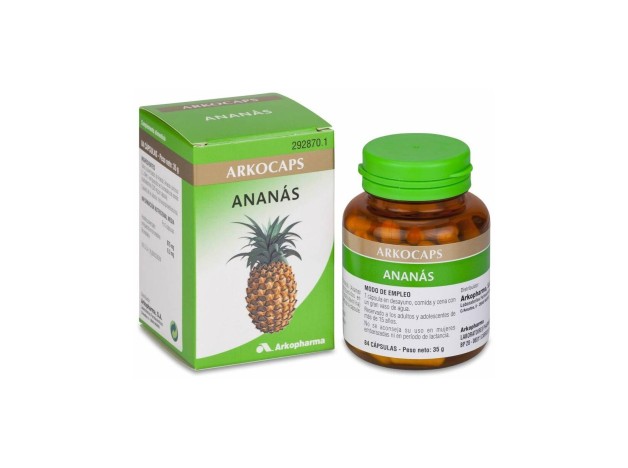 Arkopharma Arkocápsulas Ananás, 84 Cápsulas