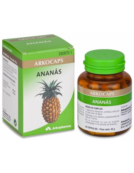 Arkopharma Arkocápsulas Ananás, 84 Cápsulas
