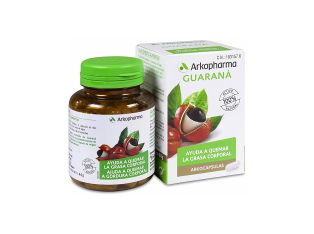 Arkopharma Arkocápsulas Guaraná, 84 Cápsulas