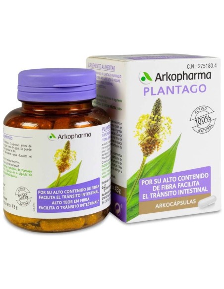 Arkopharma Arkocápsulas Plantago, 84 Cápsulas