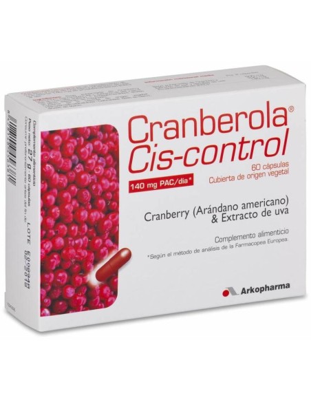 Arkopharma Cis Control Cranberola 140 Mg, 60 Cápsulas