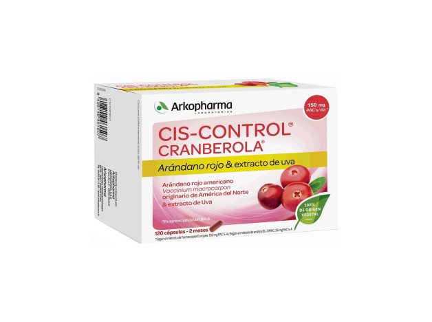 Arkopharma Cranberola Cis-Control, 120 Cápsulas