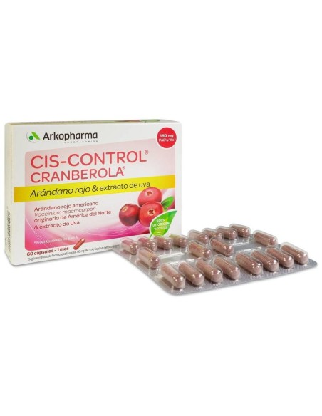 Arkopharma Cis Control Cranberola 140 Mg, 60 Cápsulas