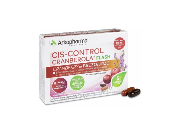 Arkopharma Cis-Control Cranberola Flash, 20...