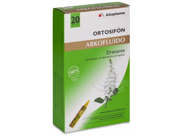 Arkopharma Arkofluido Ortosifón 15 Ml, 20 Ampollas