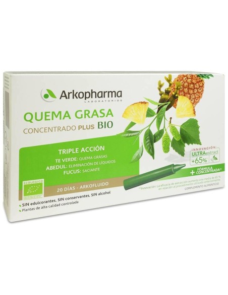 Arkopharma Arkofluido Quemagrasa, 20 Viales