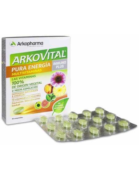 Arkopharma Arkovital Pura Energía Inmunoplus, 30 Comprimidos