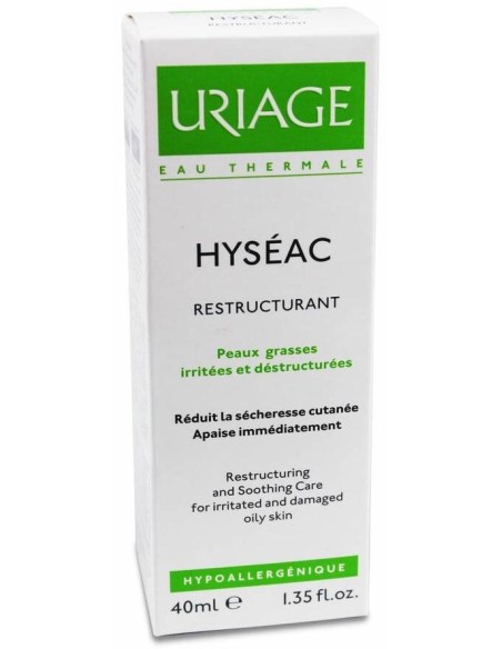Uriage Hyséac Cuidado Reestructurante Y Calmante, 40 Ml