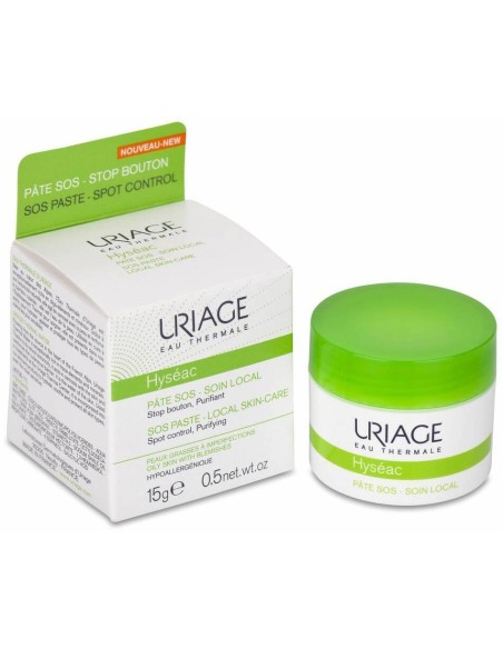 Uriage Hyseac Pasta Sos Anti-Imperfecciones Con Arcilla Verde, Zinc Y Árbol De Té 15 Gr