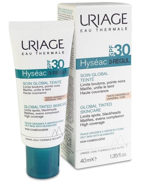 Hyséac 3-Regul Cuidado Global Triple Acción Con Color Spf50+ 40 Ml