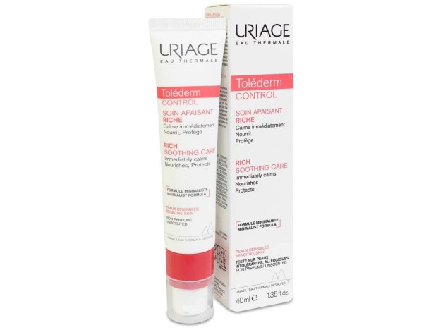 Uriage Toléderm Control Soin Apaisant Riche 40Ml
