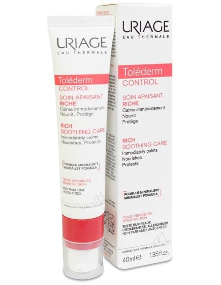 Uriage Toléderm Control Soin Apaisant Riche 40Ml