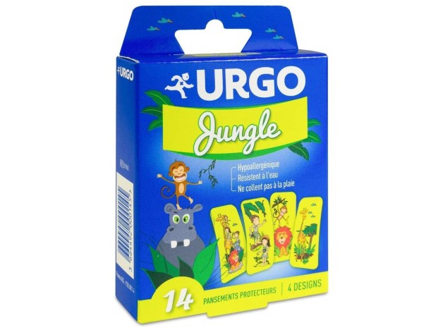 Urgo Kids Jungle Apósitos Infantiles, 14 Unidades
