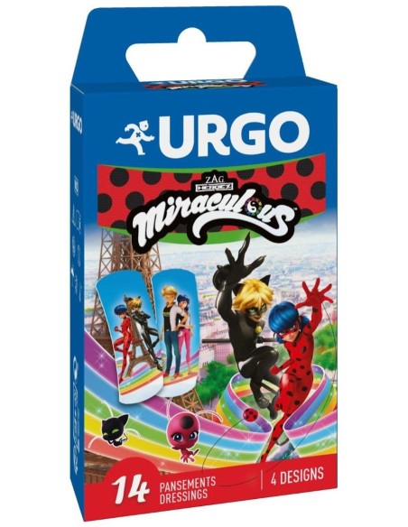Urgo Apositos Miraculous  7,2 Cm X 2,5 Cm, 14 Unidades