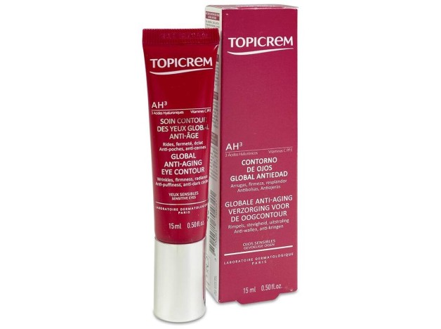 Topicrem Ah3 Contorno De Ojos Global Antiedad,...