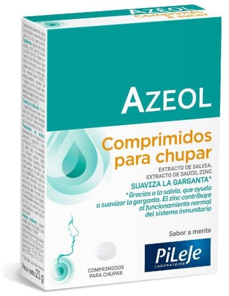 Azeol, 30 Comprimidos Para Chupar
