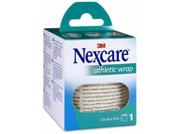 Nexcare Athletic Venda Cohesiva Blanca 7,5 Cm X...