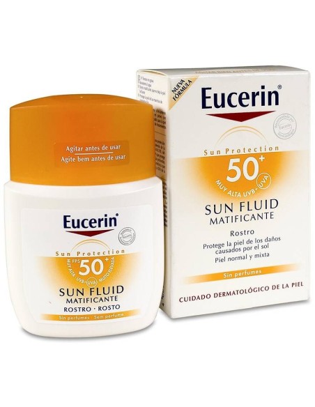Eucerin Sol Fluido Matificante Spf50+, 50 Ml