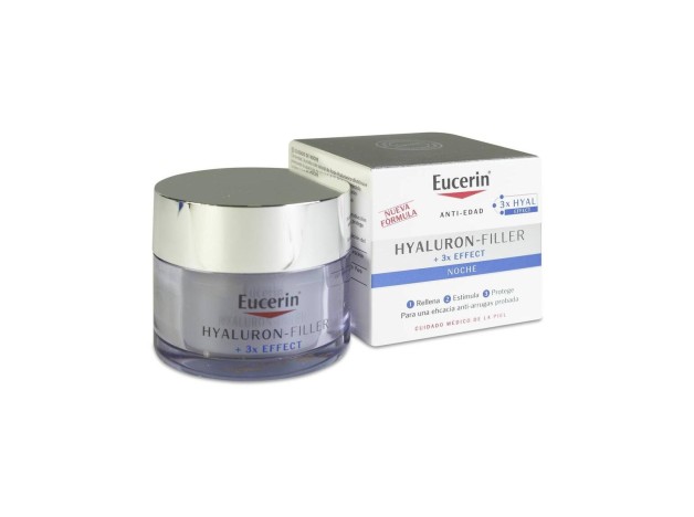 Eucerin Hyaluron Filler Antiarrugas Noche, 50 Ml