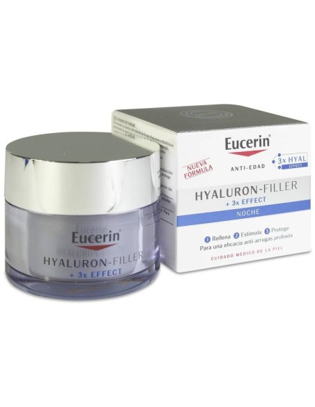 Eucerin Hyaluron Filler Antiarrugas Noche, 50 Ml