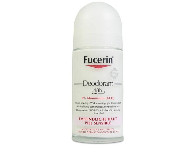 Eucerin Desodorante Roll-On Sin Alumino, 50 Ml