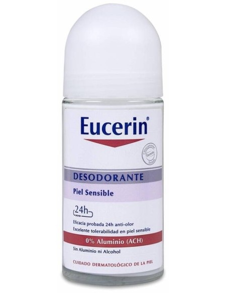 Eucerin Desodorante Roll-On Sin Alumino, 50 Ml
