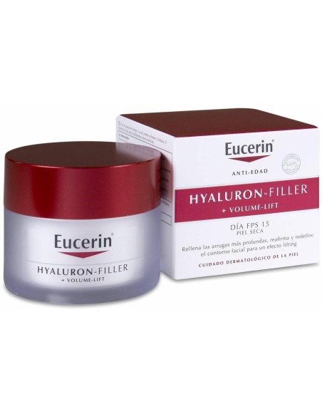 Eucerin Hyaluron-Filler Volume Lift Soin De Jour Spf 15 Peau SChe Pot De 50 Ml