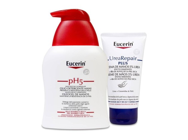 Pack Eucerin Oleogel + Crema De Manos Urea, 250...