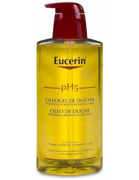 Eucerin Oleogel De Ducha Piel Sensible Ph-5, 400 Ml