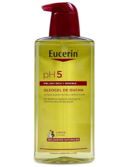 Eucerin Oleogel De Ducha Piel Sensible Ph-5, 400 Ml