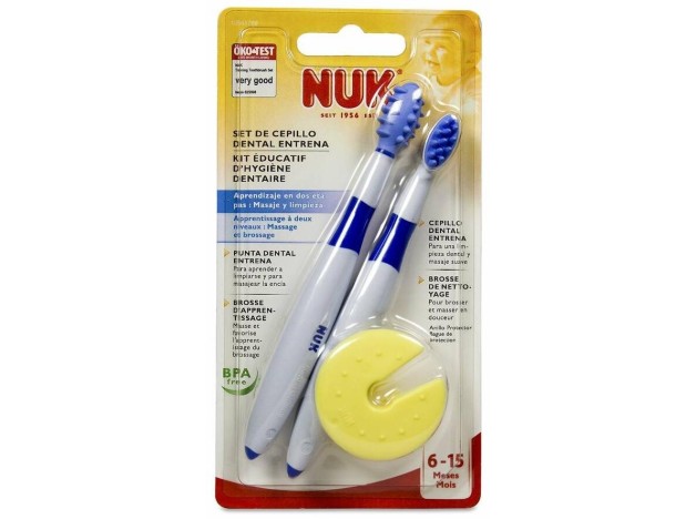 Nuk Set De Cepillo Dental Entrena, 2 Uds