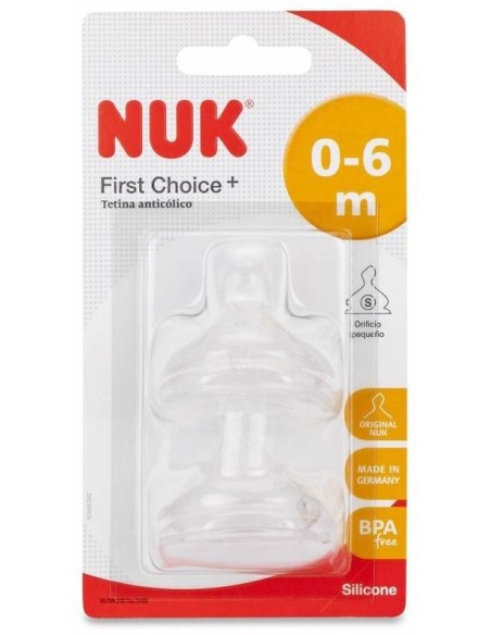Nuk Fc Tetina Silicona Talla S 0-6 M, 2 Uds