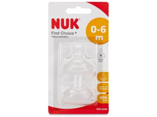 Nuk Fc Tetina Anticólico De Silicona T-1...