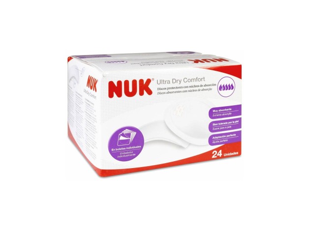 Nuk Drycomfort Discos Protectores Ultra, 24 Uds