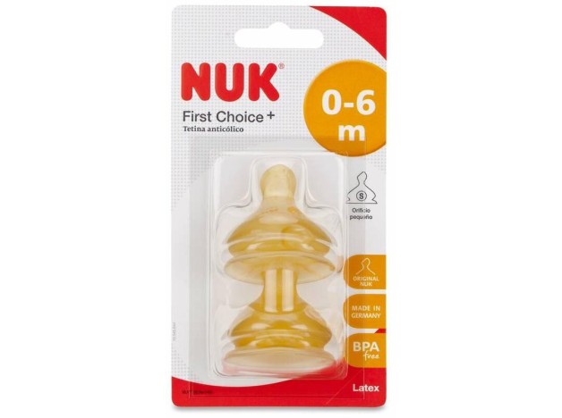 Nuk Fc Tetina Látex Talla S 0-6 M, 2 Uds