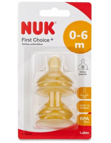 Nuk Fc Tetina Látex Talla S 0-6 M, 2 Uds