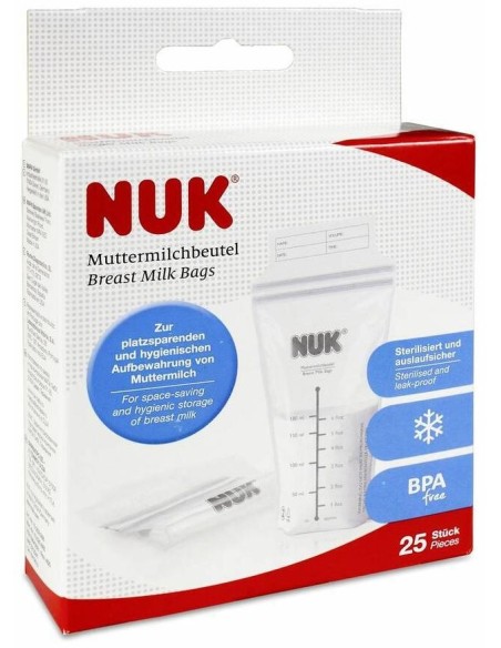 Nuk Bolsas Para Leche Materna, 25 Uds