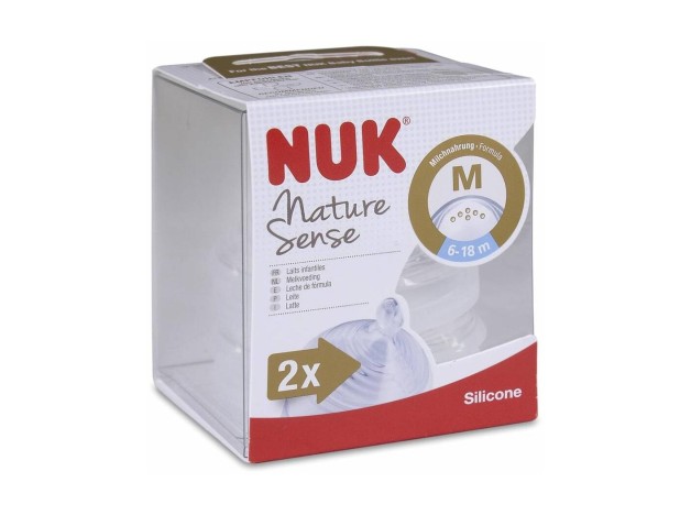 Nuk Natura Sense Tetina Silicona Talla M 6-18...