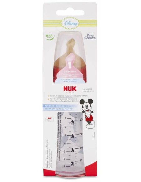 Nuk First Choice+ Temperature Control Biberon Latex 0-6M 300Ml
